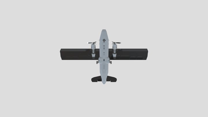 Twin Otter 3D Model