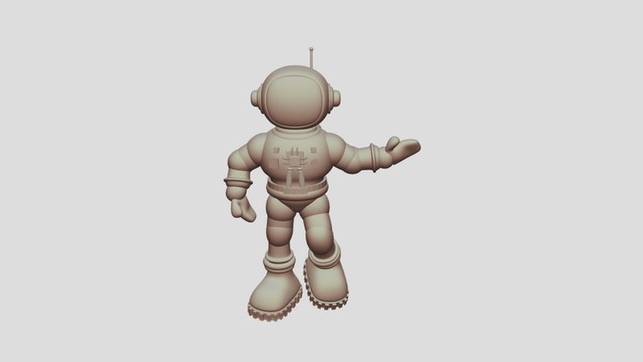 Astronaut 3D Model