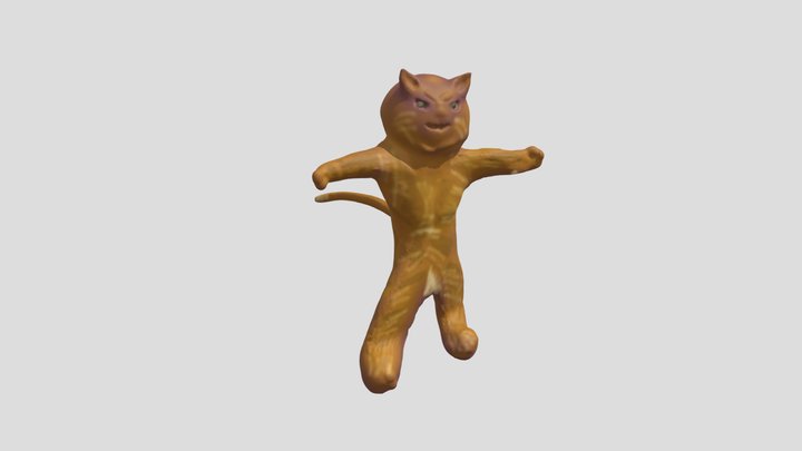 Tigger the cat 3D Model