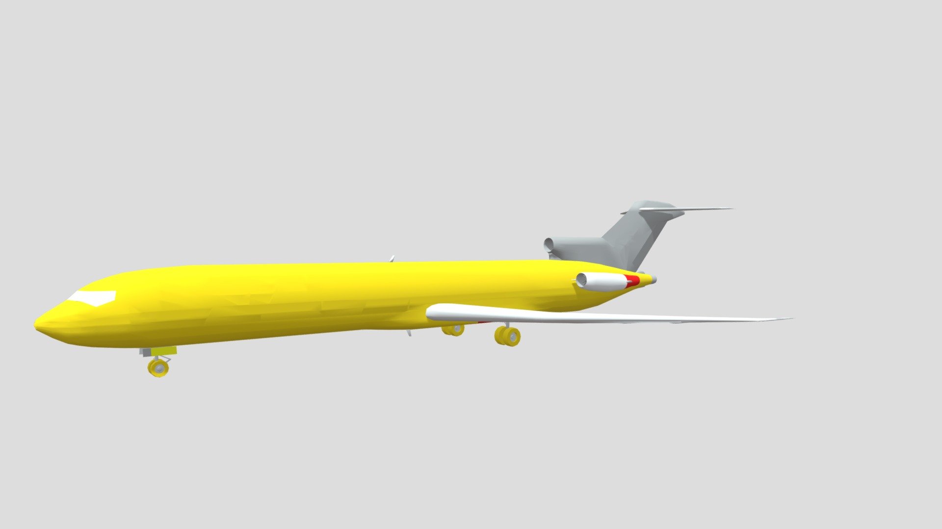 Boeing 727-200F Dhl - Download Free 3D Model By Zairiqzairiq [6229b03 ...