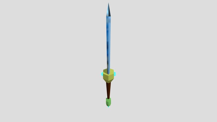 Epic Diamond Sword! 3D Model