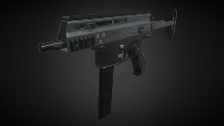 B&T APC9 Low Poly 3D Model