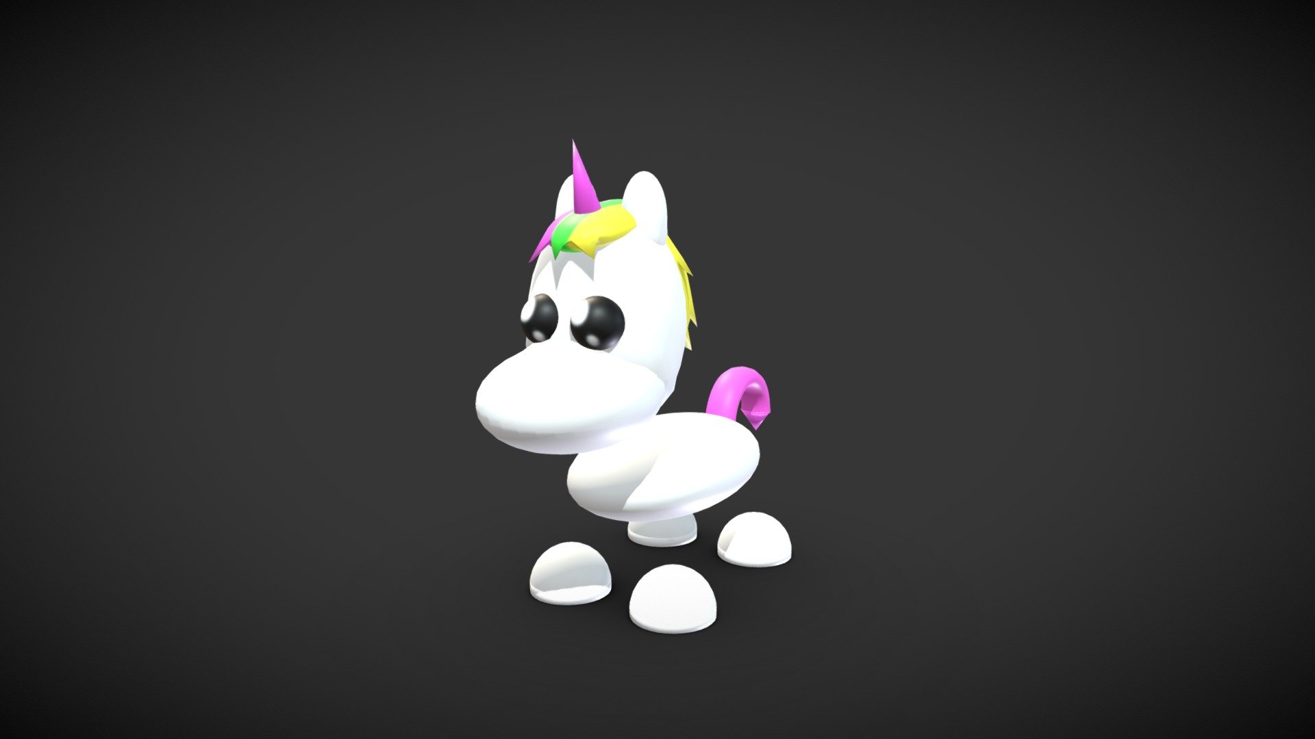 Adopt Me Unicorn Pet Download Free 3d Model By Angelina