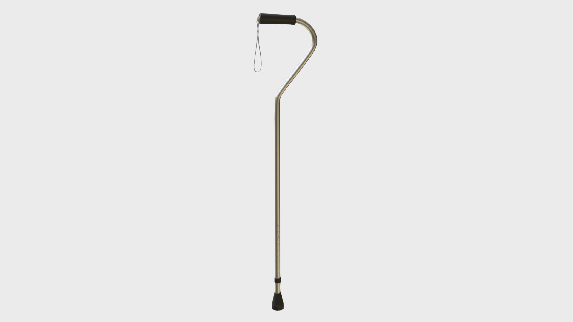 3D model Offset cane - This is a 3D model of the Offset cane. The 3D model is about shape.