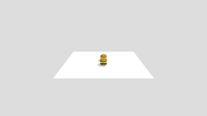 Burger 3D Model