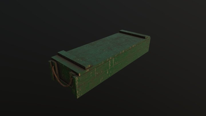 Army Crate 3D Model