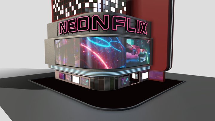 Cyberpunk Theatre - 3D model 3D Model
