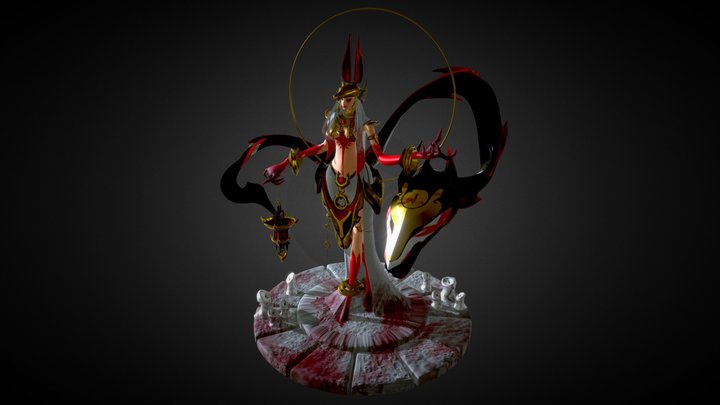 Rosalia - Cursed Witch 3D Model