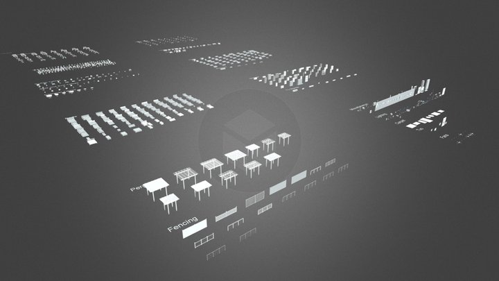 Residential Furniture 3D Model