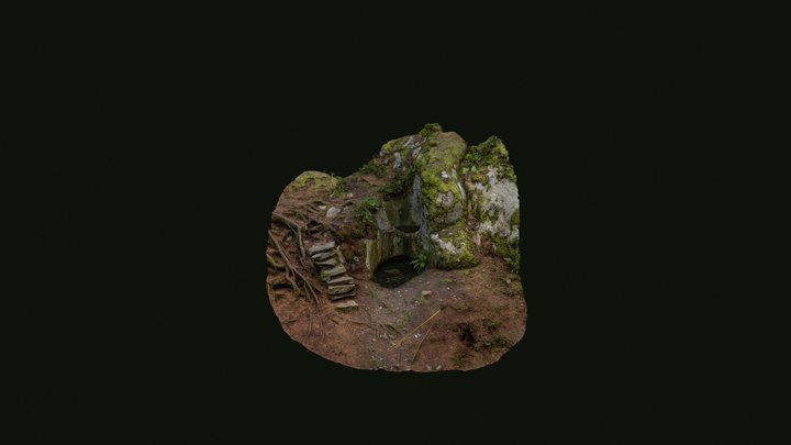 Jollaksen hiidenkirnut / Giant's kettle 3D Model