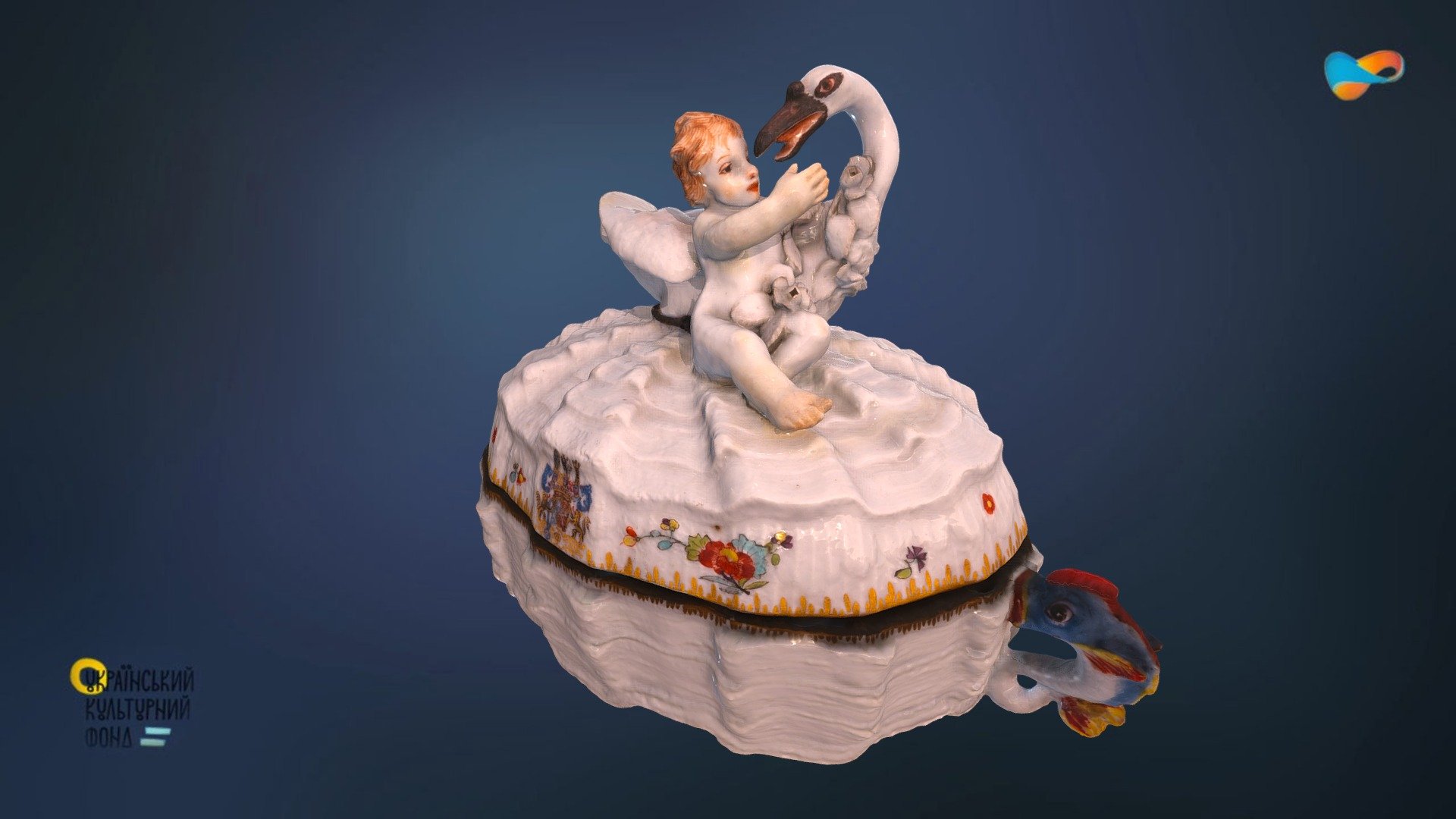 Butter dish of the «Swan service»
