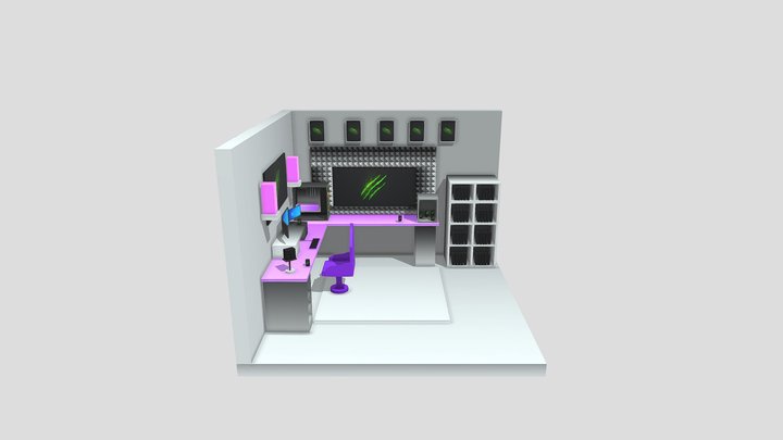 CUARTOGAMER 3D Model