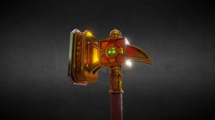 Hammer form Warhammer40000 3D Model