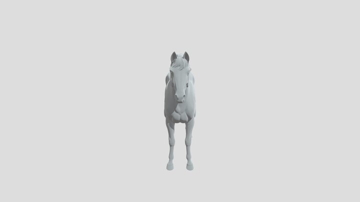 Majestic Stallion 3D Model