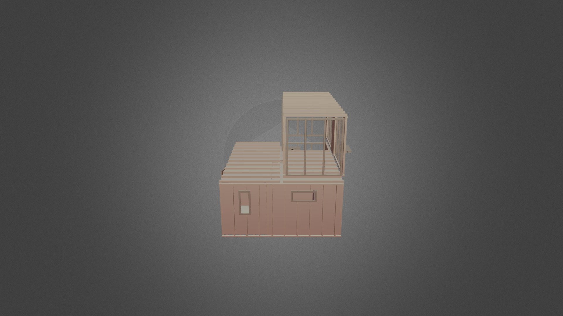 3 containers structure - 3D model by synkov [623257d] - Sketchfab
