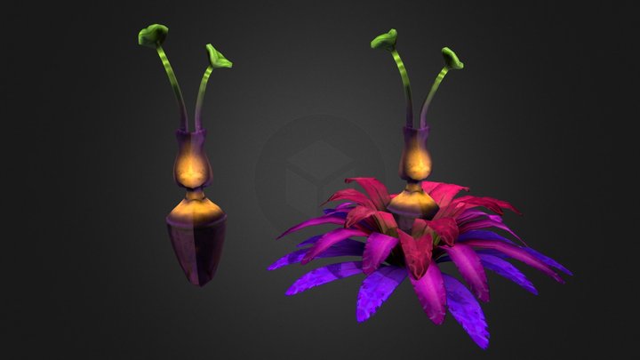 Antennae Plant – Free 3D Model STL