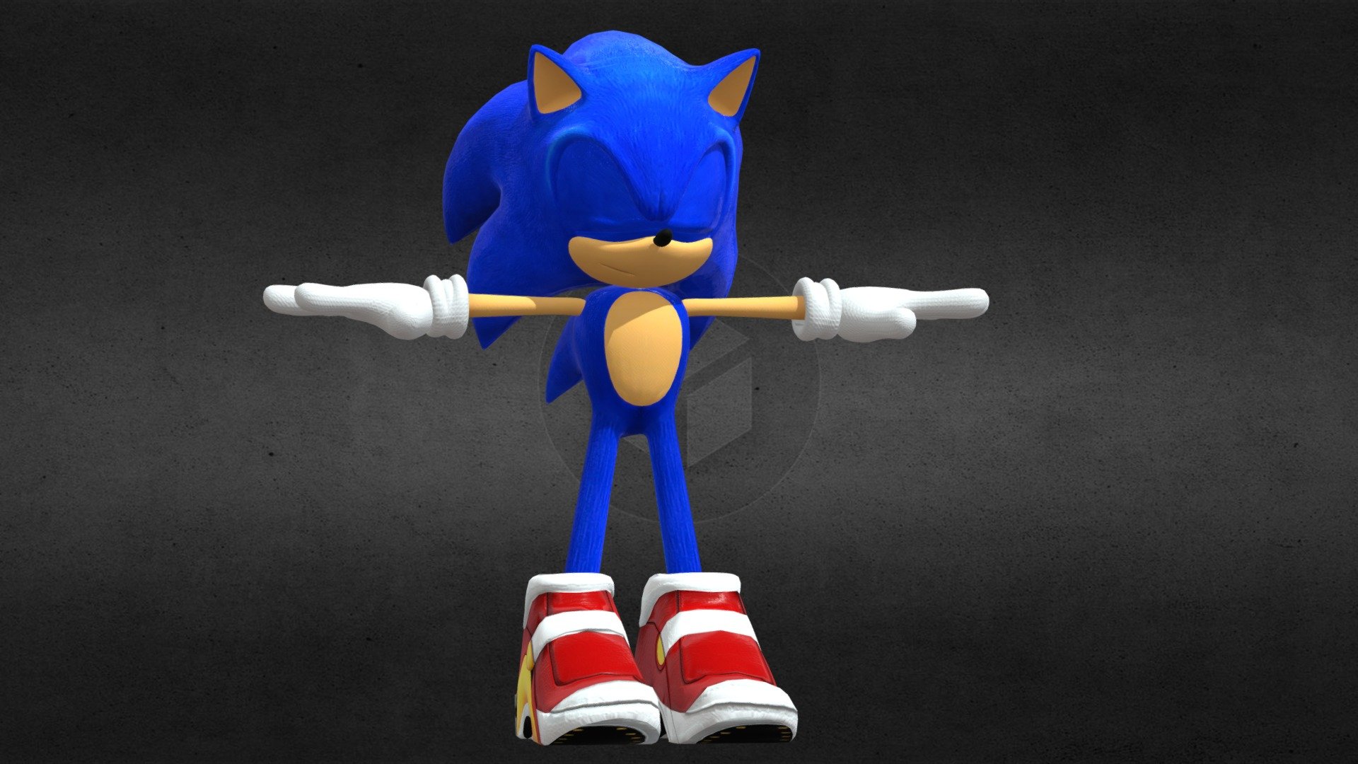 Sonic (V1) | Soap - Free 3D model by Sonic Plush Universe (@SonicplushuniverseSPU) [6237111]