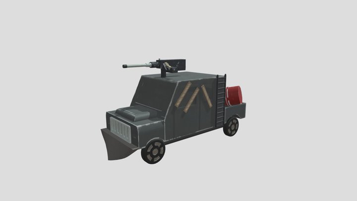 Doom Crossing Vehicle 3D Model