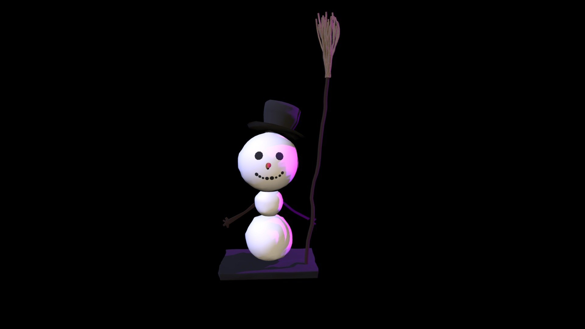 Snowman (Three-Point Lighting) - 3D model by woonboyaoite [623810e ...