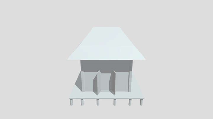 Small house — greybox 3D Model