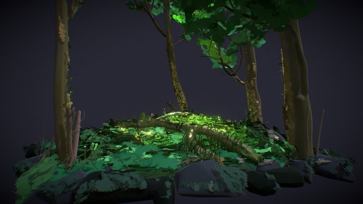 Forest clearing 3D Model