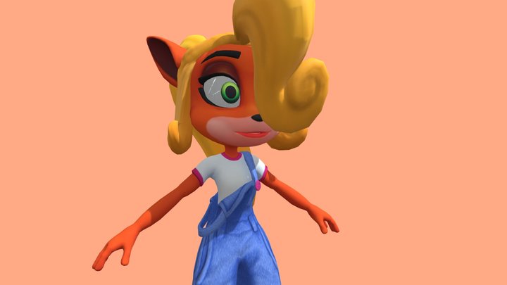 Coco Bandicoot (classic) 3D Model