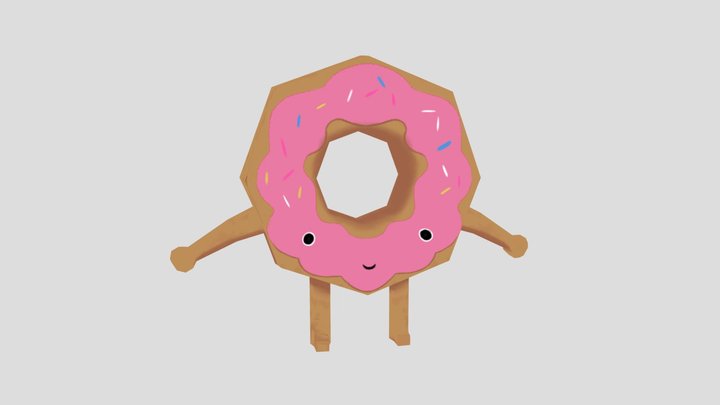 Doughnut Boy 3D Model