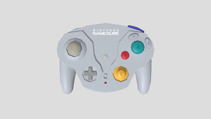 GameCube WaveBird Controller 3D Model