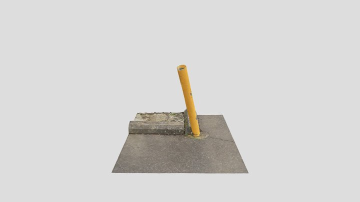 Curb_Bollard 3D Model