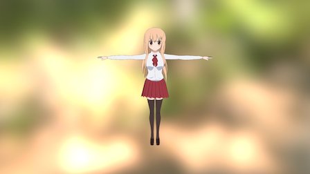 Umaru-chan moe T-pose 3D Model