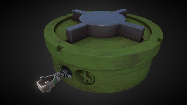 PMN 2 Landmine 3D Model
