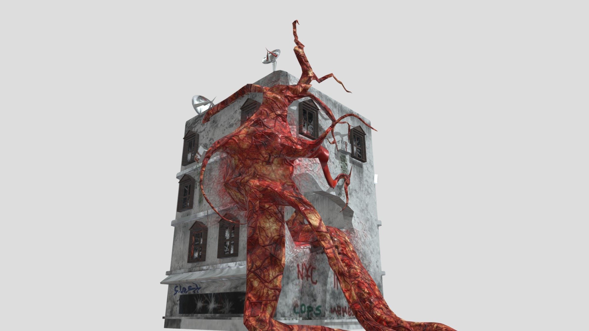3D modeling Infected building_Yoan Darmonski - 3D model by yoanski ...