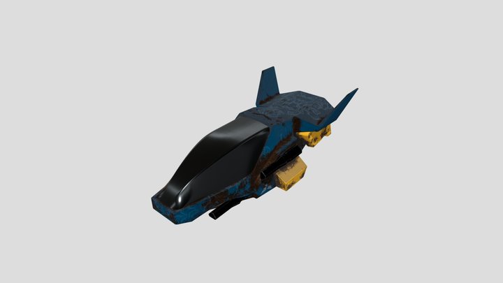Wing FX - sci-fi Spaceship / Spacefighter 3D Model