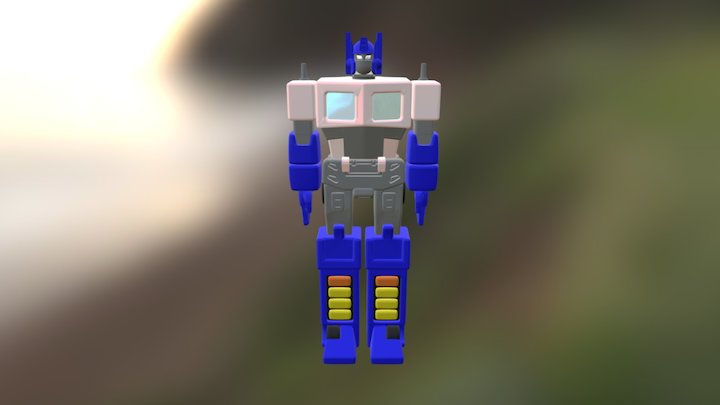 Powermaster Optimus Prime Complete Version 3 3D Model