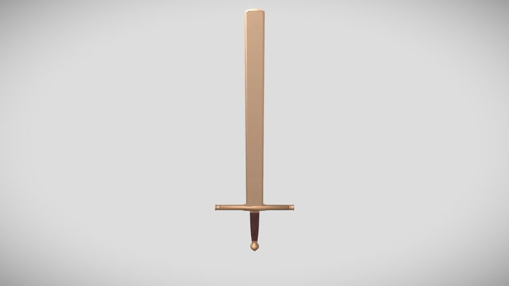 Study sword 3D Model