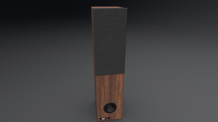 5.1 Woodgrain Surround - Front 3D Model