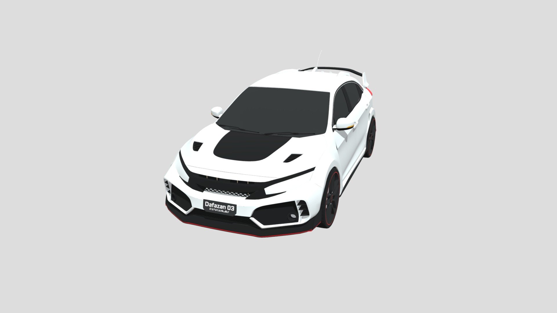 CIVIC Type R - 3D model by Dafazan [623e3d2] - Sketchfab