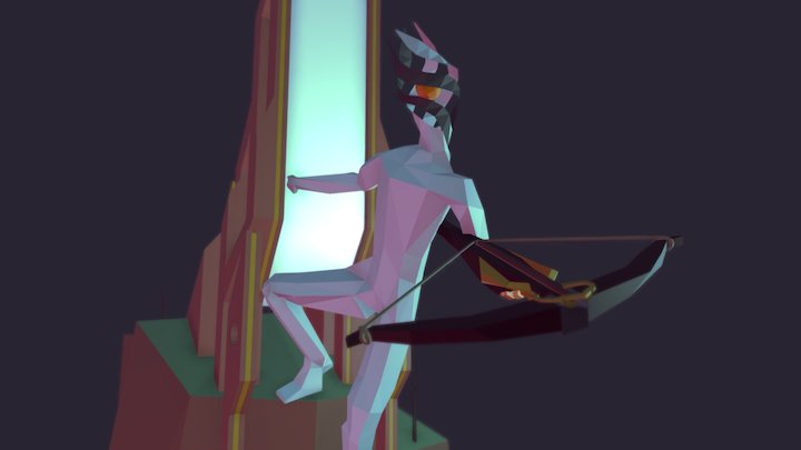 God Diorama 3D Model