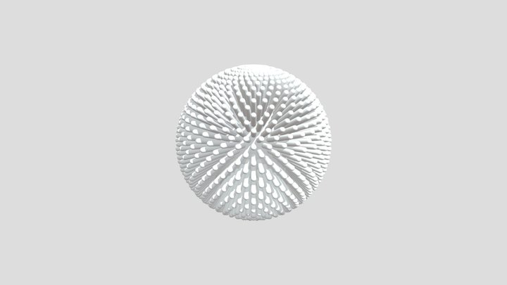 Spike-ball 3D Model