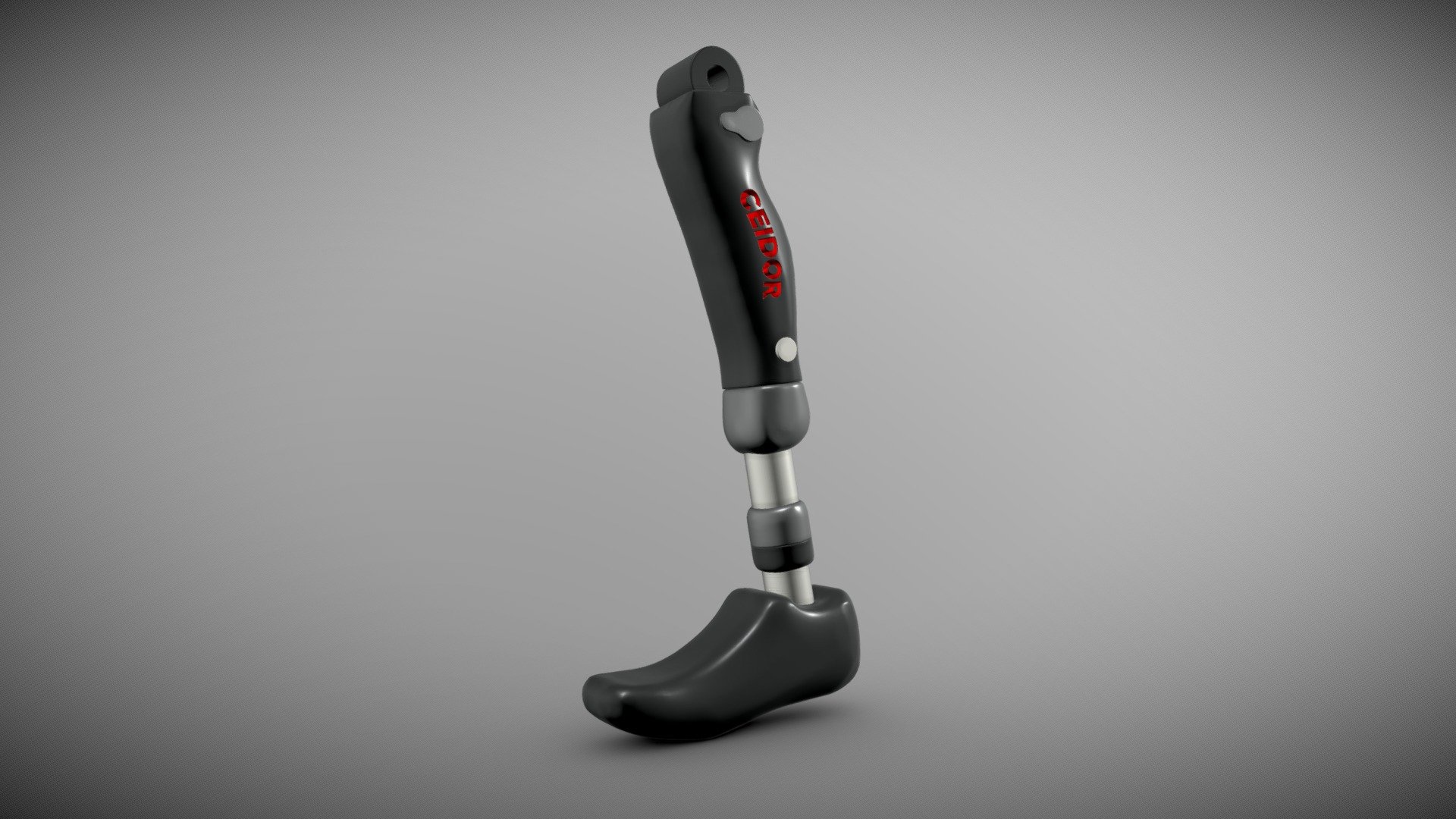 Prosthetic Leg Key Chain - 3D model by Sebastian Zayas (@sebaszayas ...