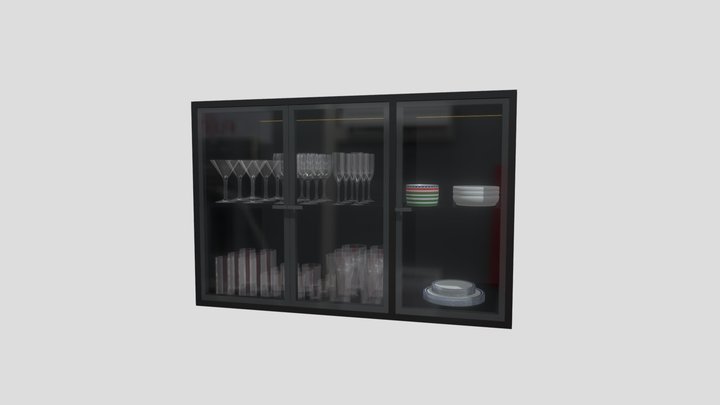 Kitchen Cabinet 3D Model