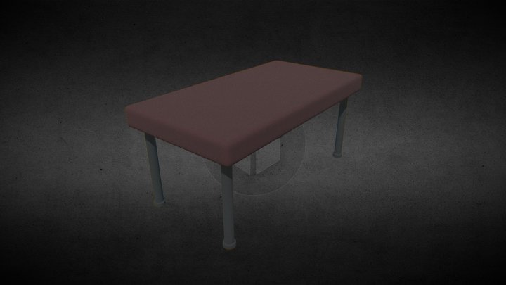 A Random Office Table 3D Model