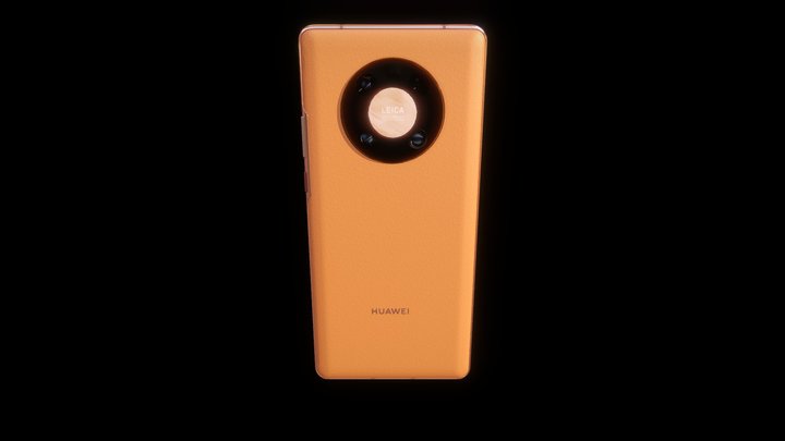 华为Mate40夏日胡杨版 3D Model
