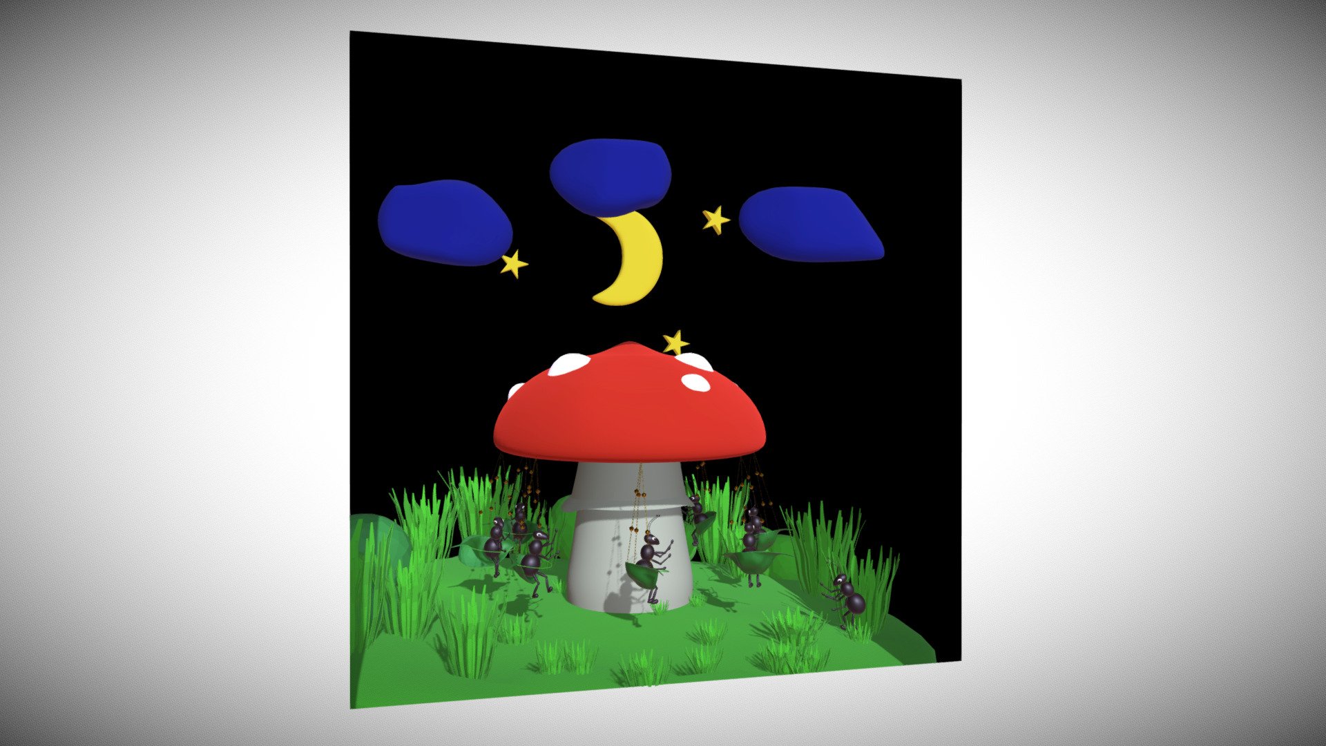 Mushroom merry-go-round