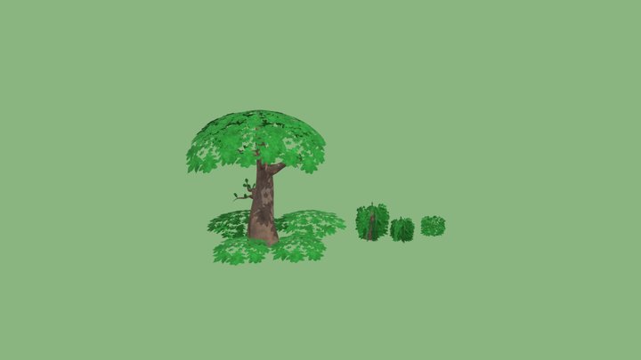 Hart_Foliage 3D Model