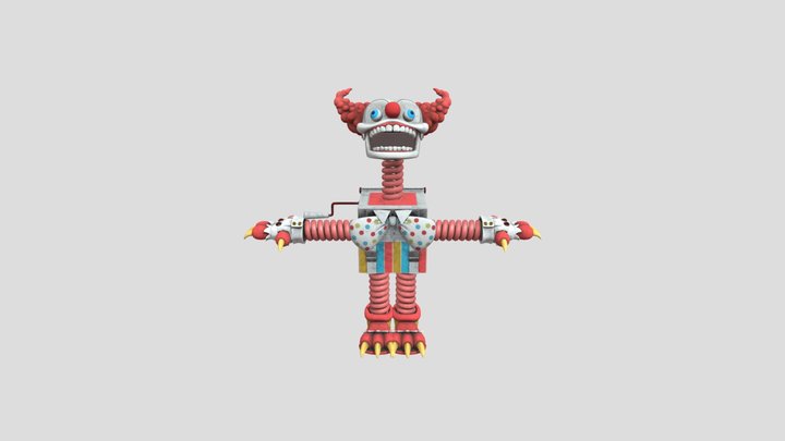 Clown Boxy Project:Playtime Phase 2 3D Model
