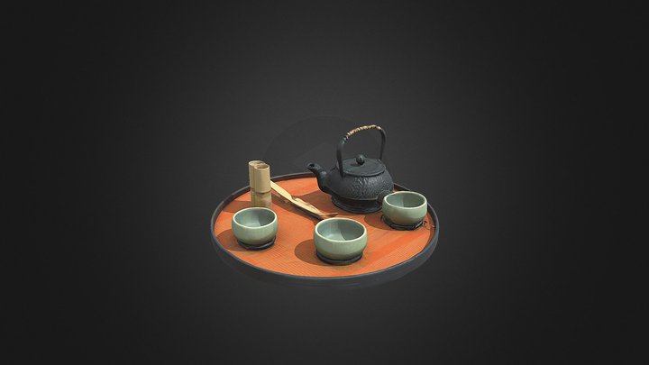 [FREE} 3d Tea set
