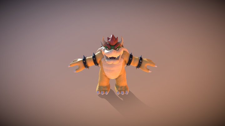 BOWSER SSBU 3D Model