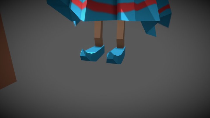 Little Wizard 3D Model