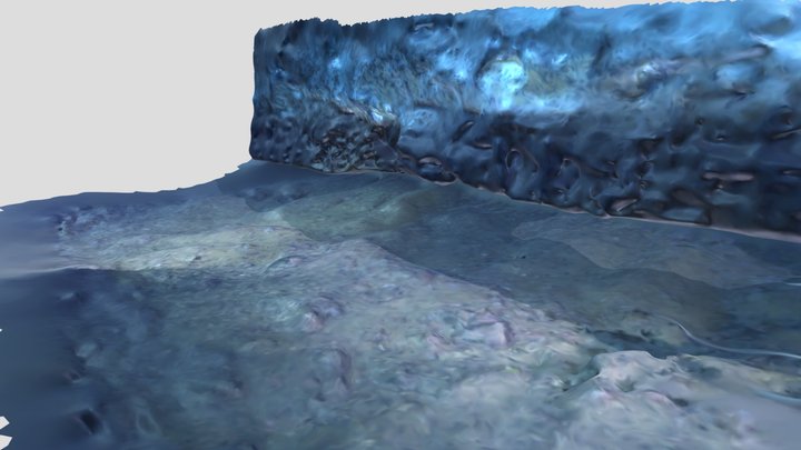 Weddell Sea Tidewater Ice Cliff 3D Model